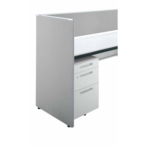 iSデスクエンドパネル1070×625グレー