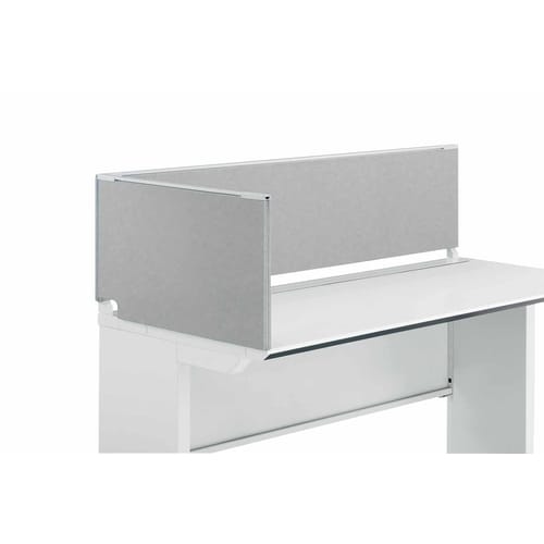 iSデスクエンドパネル350×600グレー