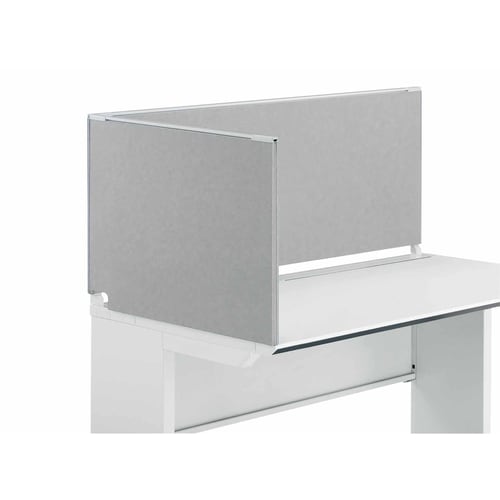 iSデスクエンドパネル500×700グレー