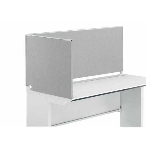 iSデスクエンドパネル500×600グレー