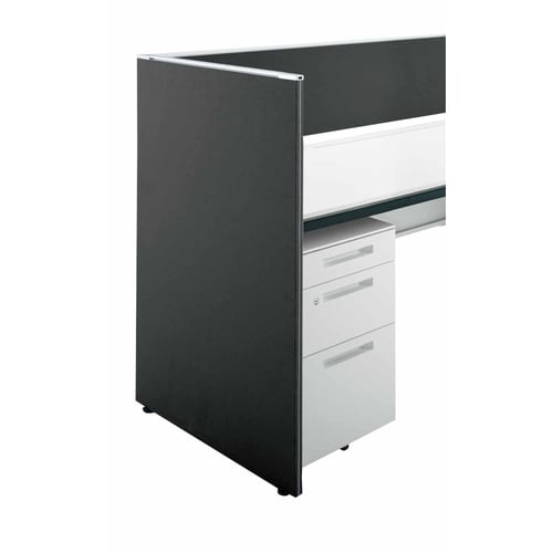 iSデスクエンドパネル1070×725ダルグレー