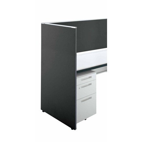 iSデスクエンドパネル1220×725ダルグレー