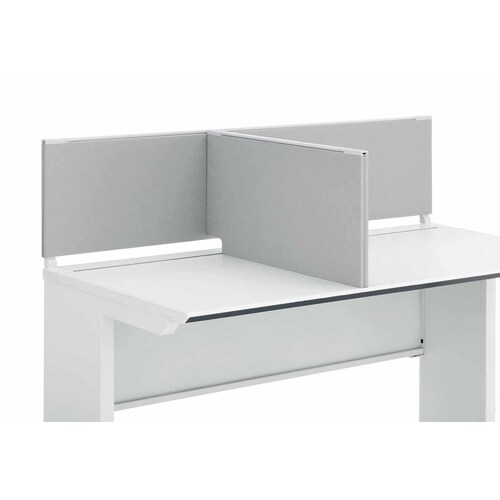 iSデスクサイドパネル350×700グレー