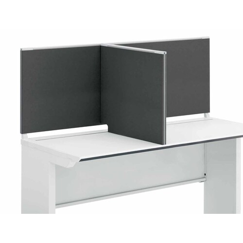 iSデスクサイドパネル500×600ダルグレー