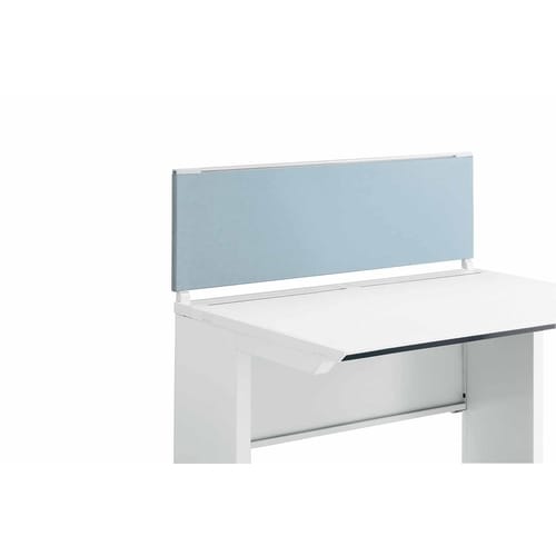 iSデスク机上パネル350×1000ブルー