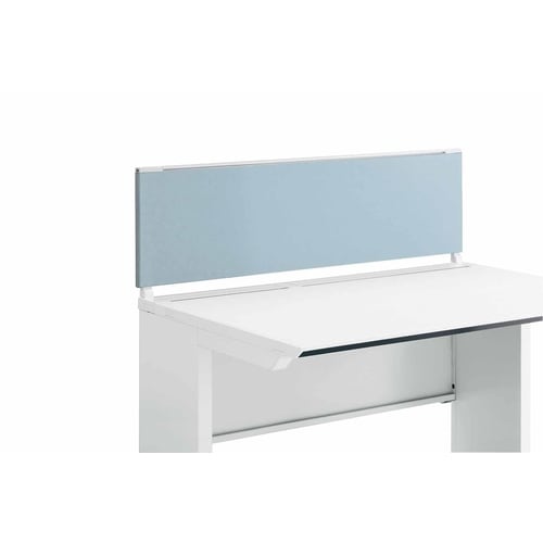 iSデスク机上パネル350×1100ブルー