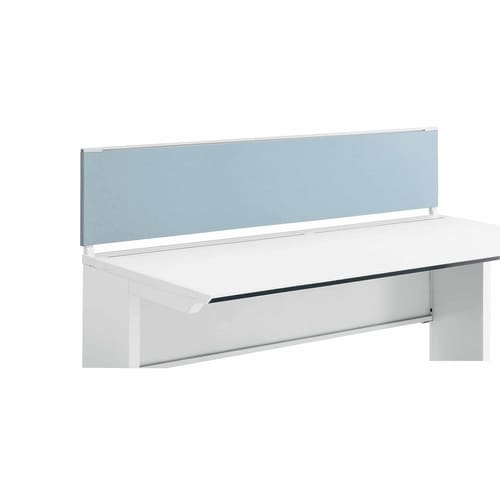 iSデスク机上パネル350×1600ブルー