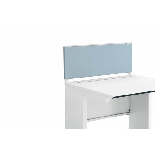 iSデスク机上パネル350×800ブルー