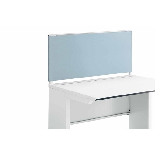 iSデスク机上パネル500×1000ブルー