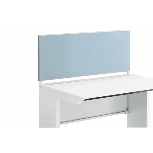 iSデスク机上パネル500×1100ブルー