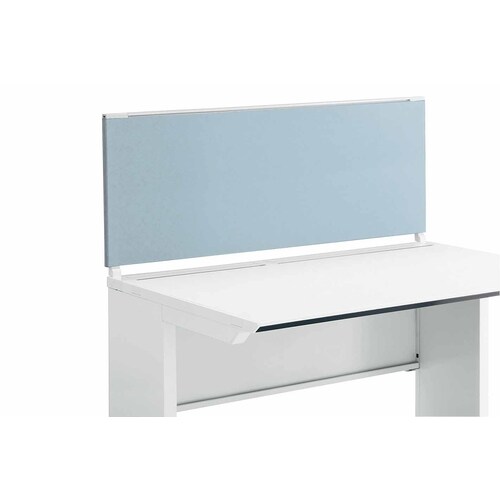 iSデスク机上パネル500×1200ブルー