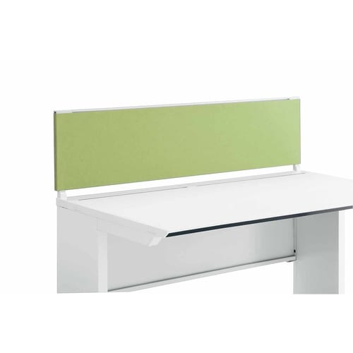 iSデスク机上パネル350×1300グリーン