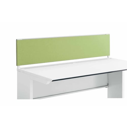 iSデスク机上パネル350×1500グリーン