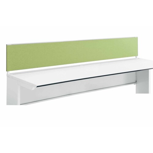 iSデスク机上パネル350×2400グリーン