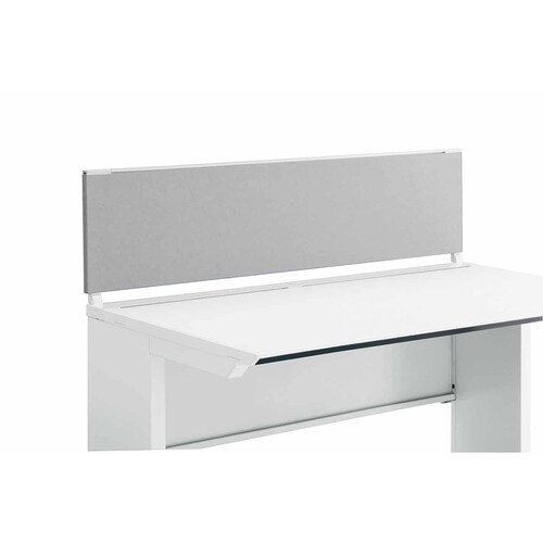 iSデスク机上パネル350×1300グレー