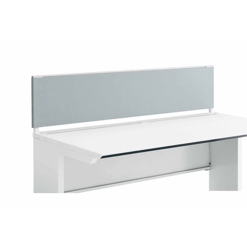 iSデスク机上パネル350×1500グレー