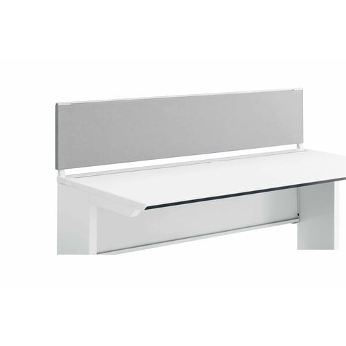 iSデスク机上パネル350×1600グレー