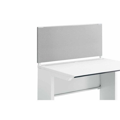 iSデスク机上パネル500×1000グレー