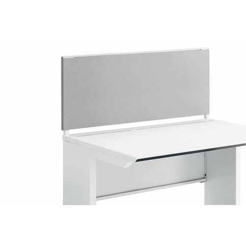 iSデスク机上パネル500×1100グレー