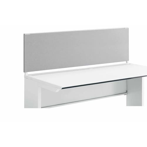 iSデスク机上パネル500×1600グレー