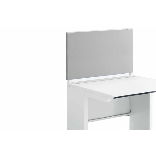 iSデスク机上パネル500×800グレー