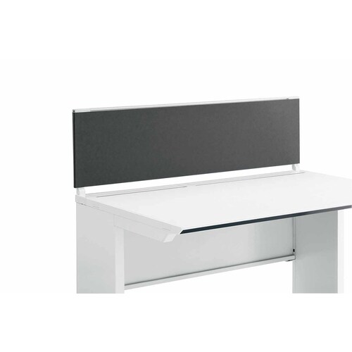 iSデスク机上パネル350×1200ダルグレー