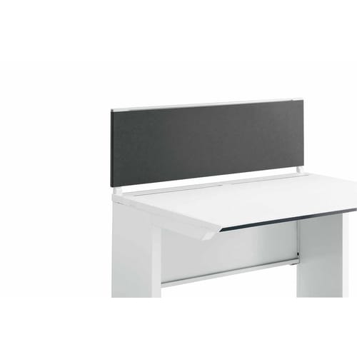 iSデスク机上パネル350×1000ダルグレー