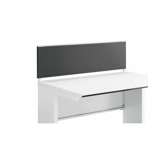 iSデスク机上パネル350×1100ダルグレー