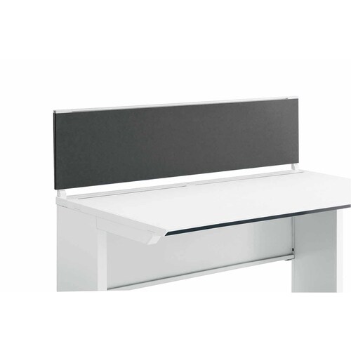 iSデスク机上パネル350×1300ダルグレー