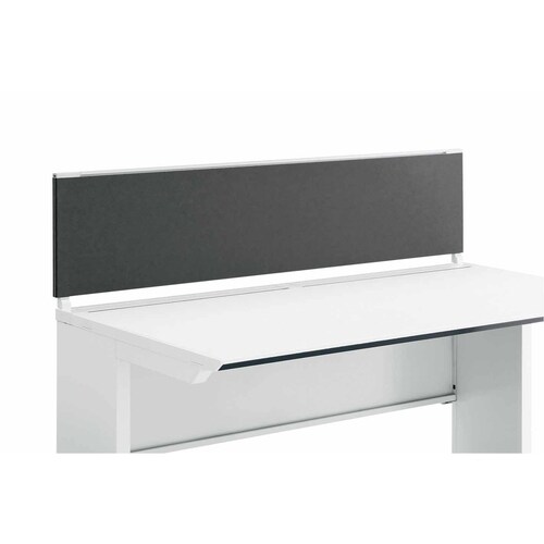 iSデスク机上パネル350×1400ダルグレー