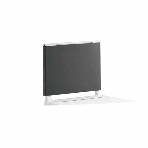 iSデスク机上パネル350×400ダルグレー