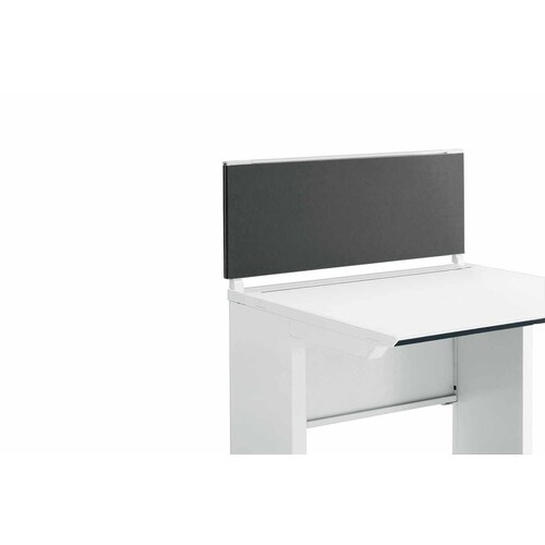 iSデスク机上パネル350×800ダルグレー