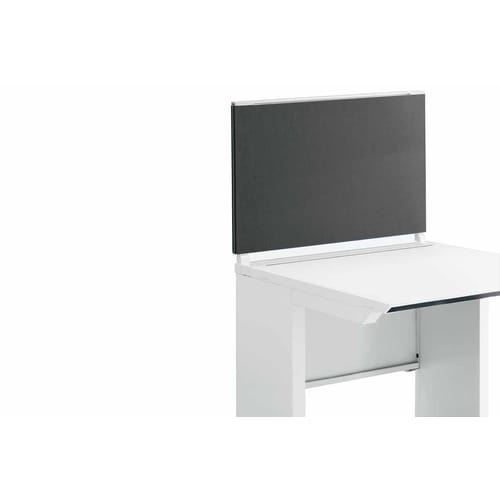 iSデスク机上パネル500×700ダルグレー