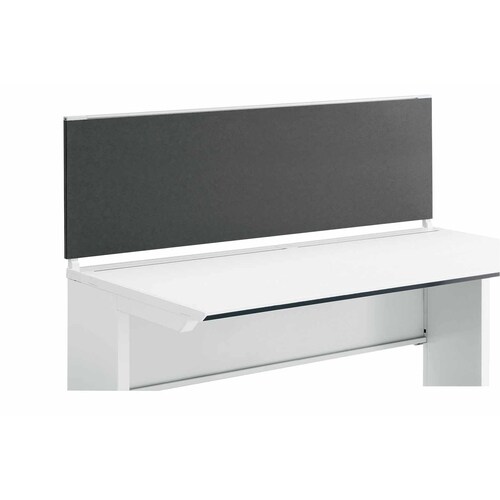 iSデスク机上パネル500×1500ダルグレー