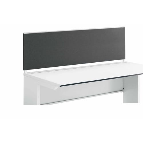 iSデスク机上パネル500×1600ダルグレー