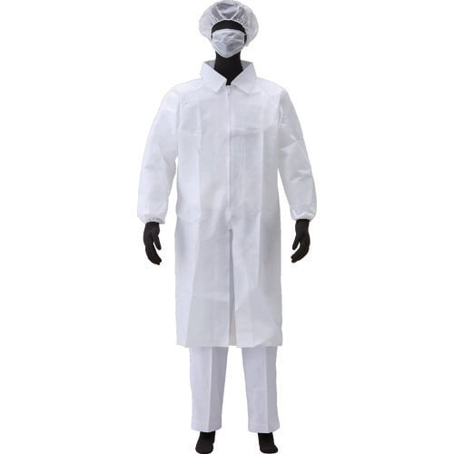 白衣3点セット(前ファスナー)Mサイズ