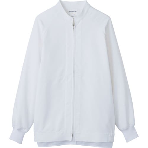 男女兼用長袖ジャンパー ホワイト SS