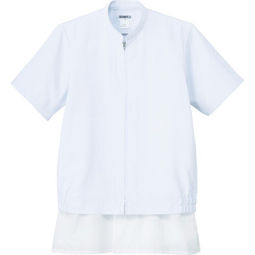 クールフリーデ男女兼用半袖ジャンパー ホワイト4L