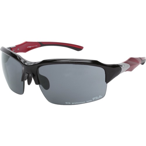 サングラスSF6401−ブラック・レッド