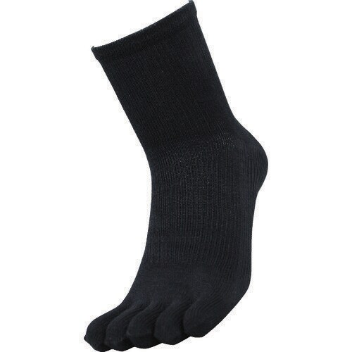 デオセル5本指カカト付ミドル丈黒L