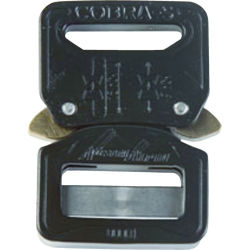 COBRAバックル25MMマットブラックVF