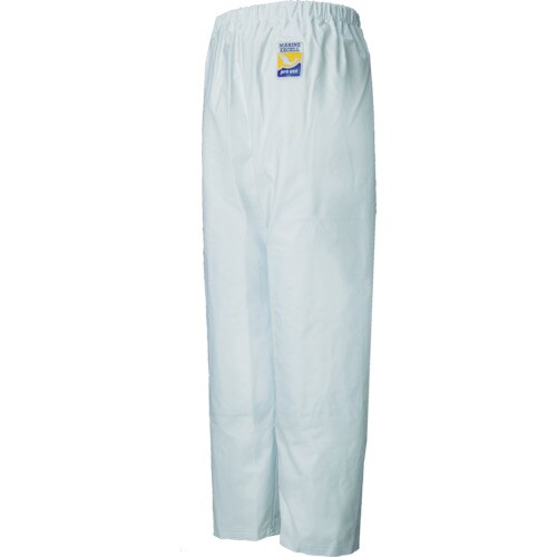 マリンエクセル並ズボン膝当て付きホワイト3L