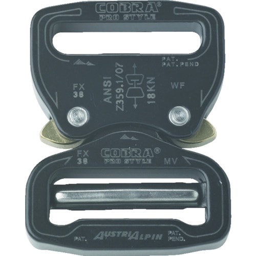 COBRAPROバックル38MMブラック