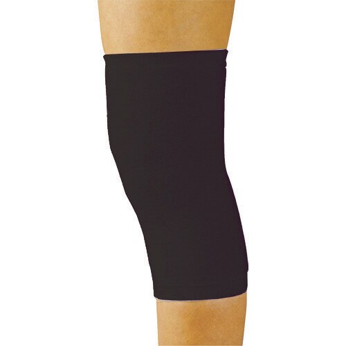 快適ストレッチサポーターひざ1枚黒フリー