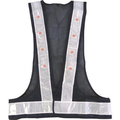 キングサイズLED安全ベスト紺/白