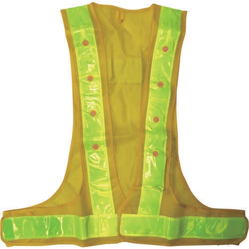 キングサイズLED安全ベスト黄/黄