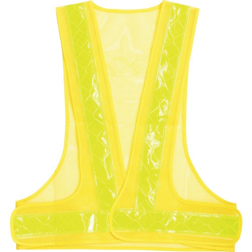 耐候性ベスト黄×蛍光ライムイエロー