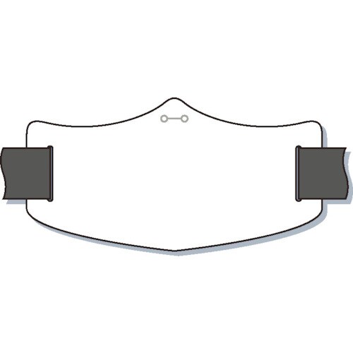 e腕章白無地ショートゴムバンド付