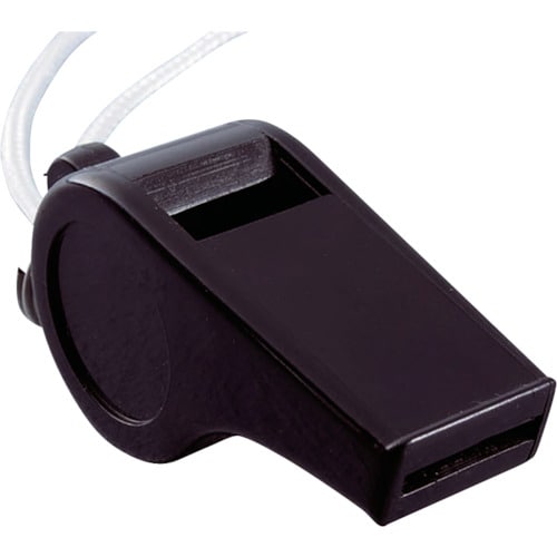 ホイッスル(プラスチック・大型)黒