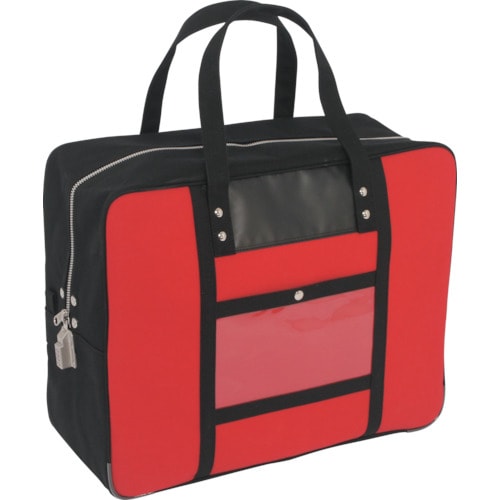 帆布メール用ボストン(LL)SED−1錠付赤